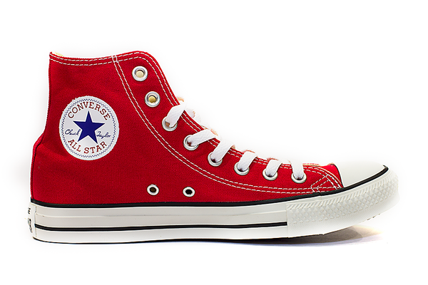 Converse rosse con shop zeppa