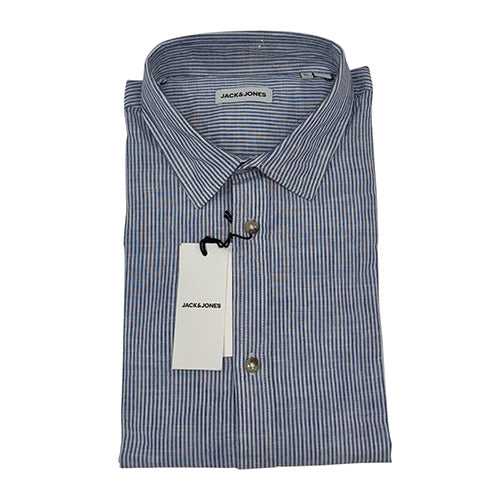 Jack & Jones Camicia Lino ML M 12289174 Inf Strip