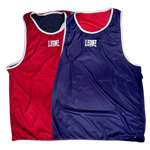 Leone Canotta Boxe Reverse AB214 Blu-Rosso