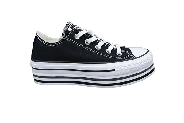 Converse All Star Ox 563970C Platform Bassa BLK